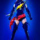 Image for article titled Famous superheroines wearing suits made of liquid paint look really cool